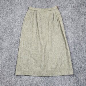 James Dalgliesh Herringbone Scottish Kilt Pleated Wrap Skirt Size 14 UK